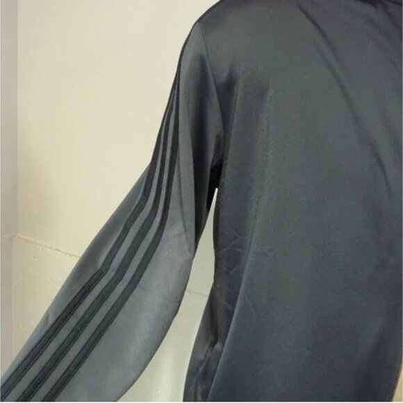 ADIDAS TRACK JACKET SIZE LARGE GRAY - Picture 7 of 8